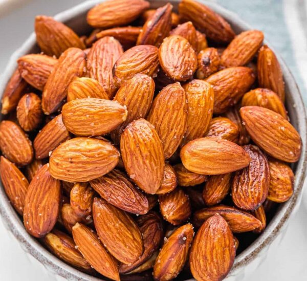 rosted salted almonds